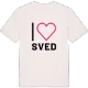 Jag älskar Sved t-shirt stort tryck