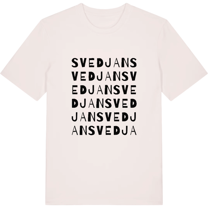 Svedjan ordlek t-shirt – t-shirt från PinShirt