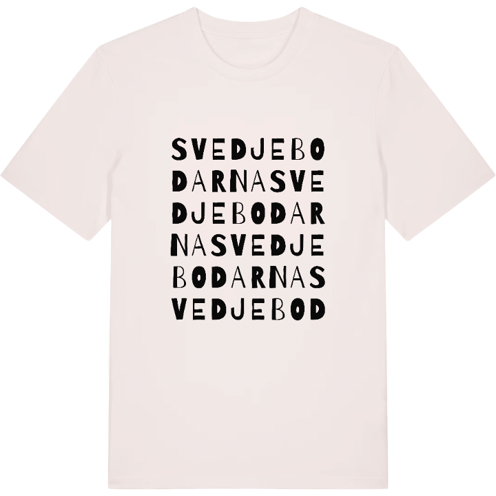 Svedjebodarna ordlek t-shirt – t-shirt från PinShirt