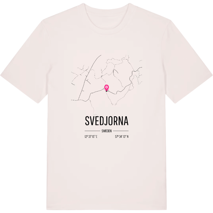 Svedjorna karta t-shirt – t-shirt från PinShirt