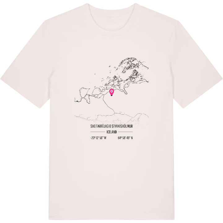 Sveitarfélagið Stykkishólmur karta t-shirt – t-shirt från PinShirt