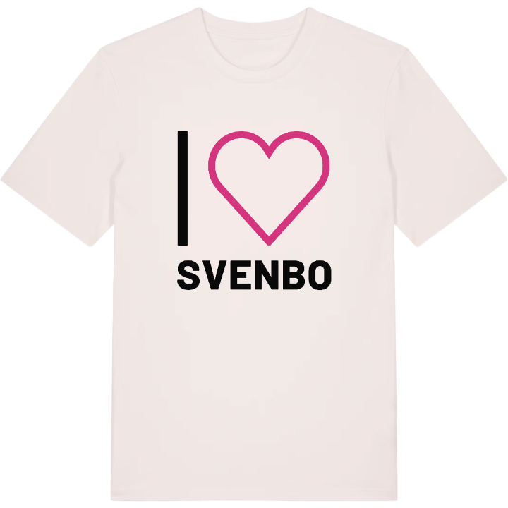 Jag älskar Svenbo t-shirt stort tryck – t-shirt från PinShirt