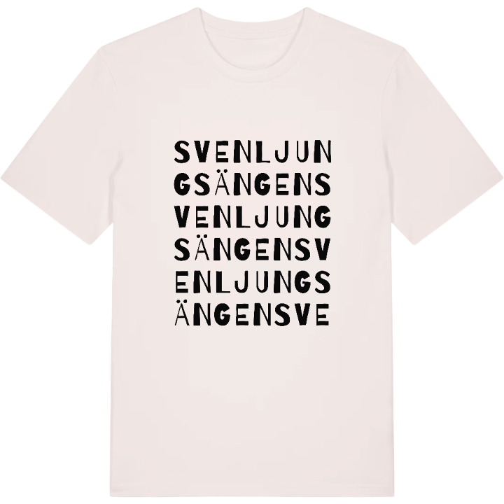 Svenljungsängen ordlek t-shirt – t-shirt från PinShirt