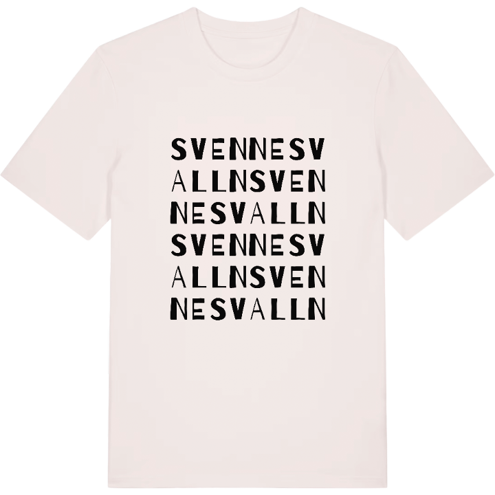 Svennes valln ordlek t-shirt – t-shirt från PinShirt