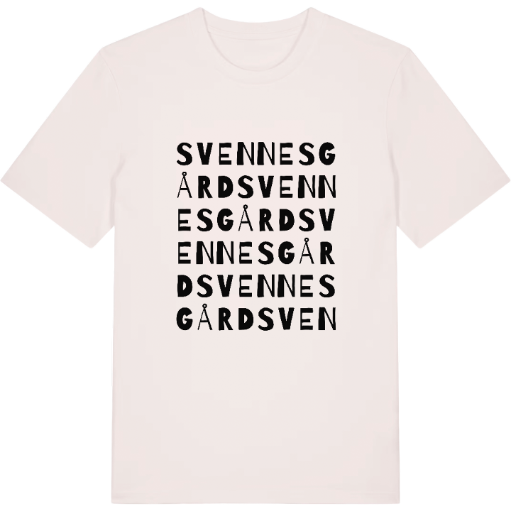 Svennesgård ordlek t-shirt – t-shirt från PinShirt