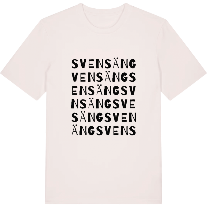Svensäng ordlek t-shirt – t-shirt från PinShirt