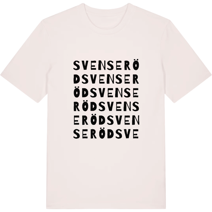 Svenseröd ordlek t-shirt – t-shirt från PinShirt