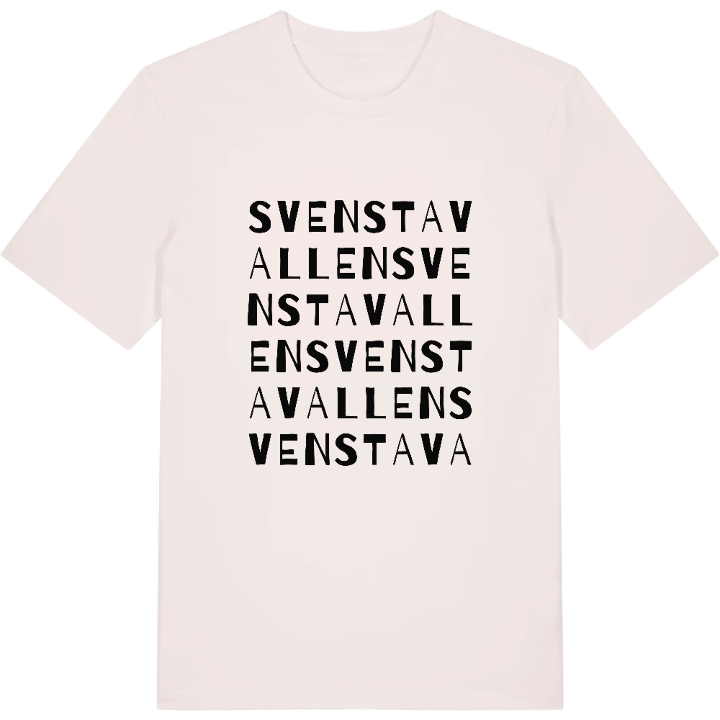 Svenstavallen ordlek t-shirt – t-shirt från PinShirt
