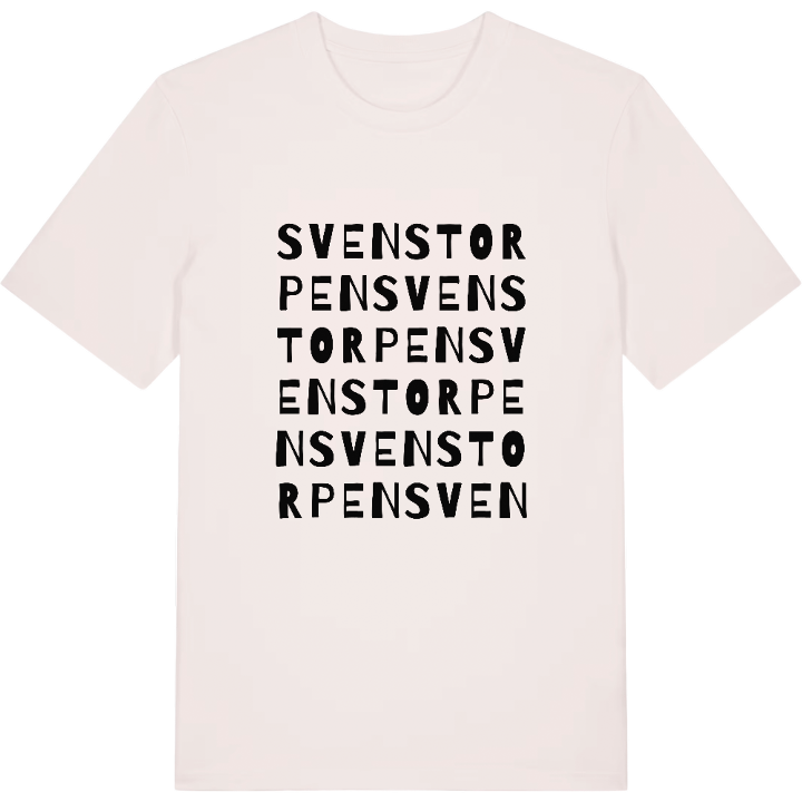 Svenstorpen ordlek t-shirt – t-shirt från PinShirt