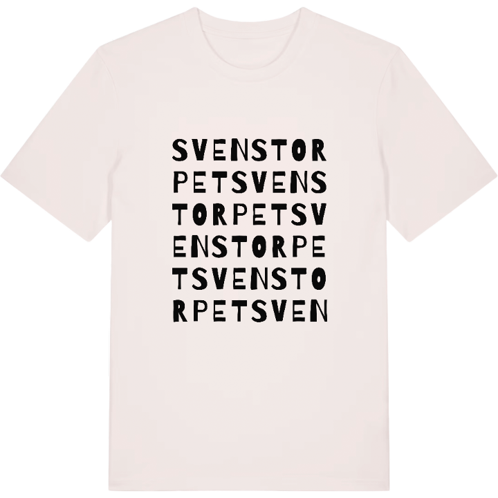 Svenstorpet ordlek t-shirt – t-shirt från PinShirt