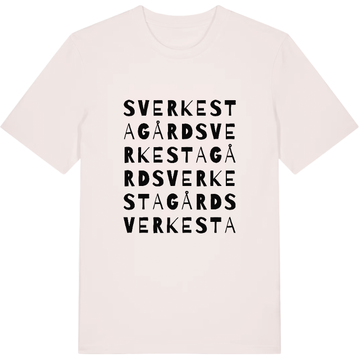 Sverkesta Gård ordlek t-shirt – t-shirt från PinShirt