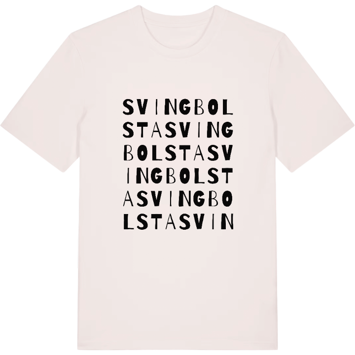 Svingbolsta ordlek t-shirt – t-shirt från PinShirt