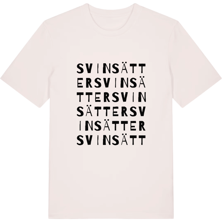 Svinsätter ordlek t-shirt – t-shirt från PinShirt