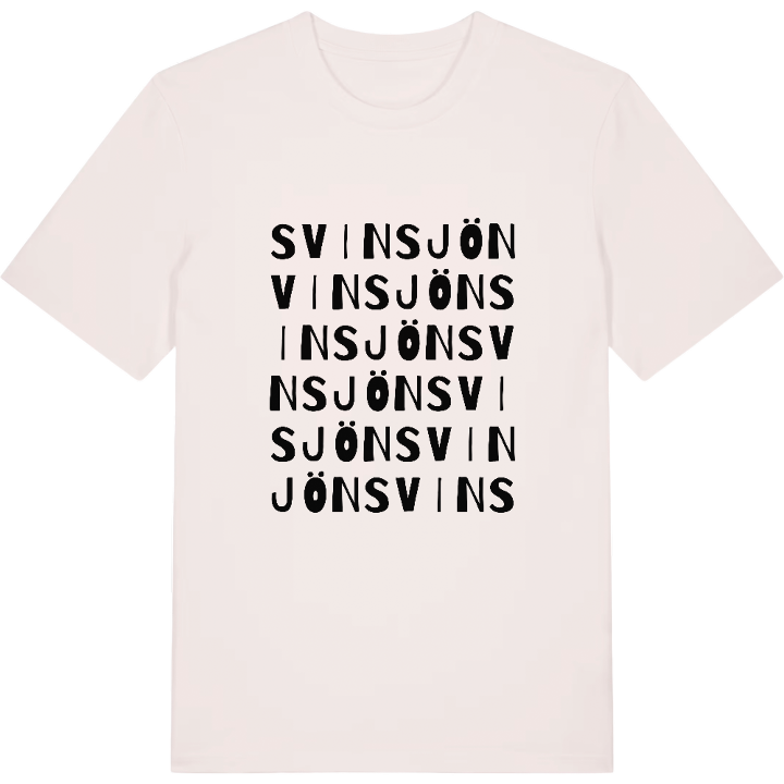 Svinsjön ordlek t-shirt – t-shirt från PinShirt