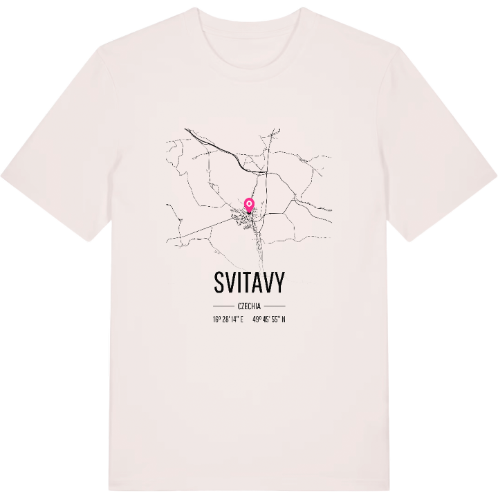 Svitavy karta t-shirt – t-shirt från PinShirt