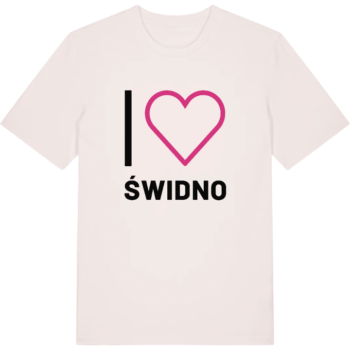 Jag älskar Świdno t-shirt stort tryck – t-shirt från PinShirt