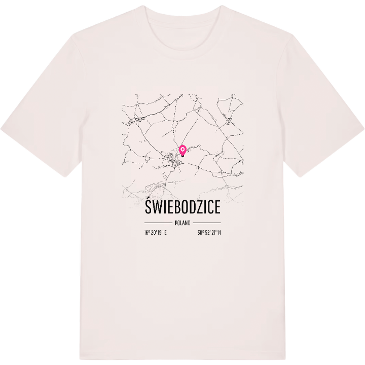 Świebodzice karta t-shirt – t-shirt från PinShirt