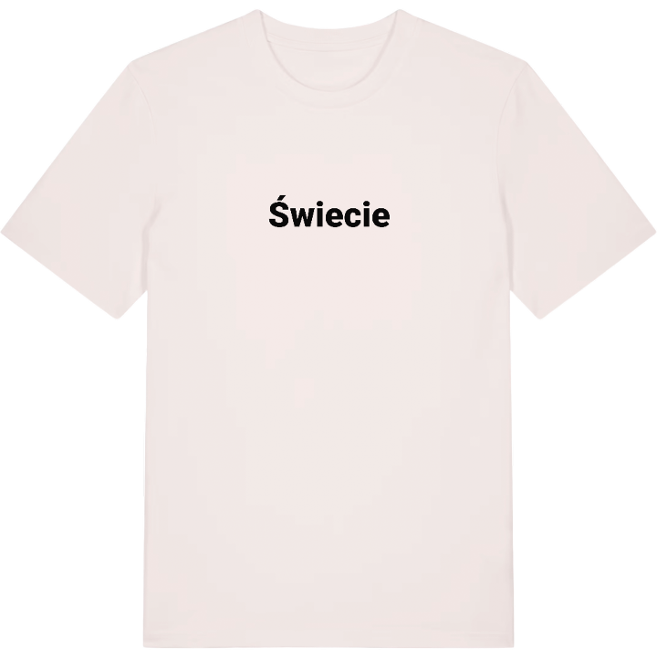 Świecie fetstil t-shirt – t-shirt från PinShirt