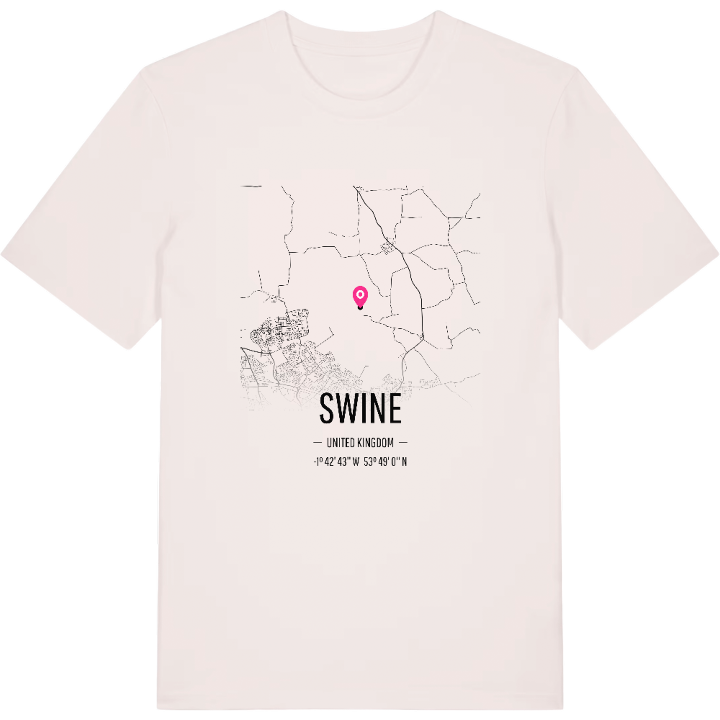 Swine karta t-shirt – t-shirt från PinShirt