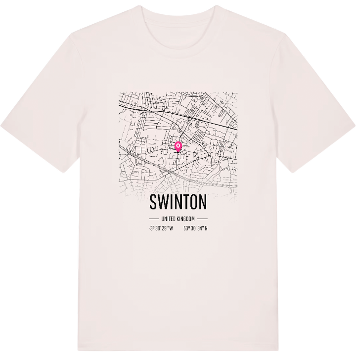 Swinton karta t-shirt – t-shirt från PinShirt