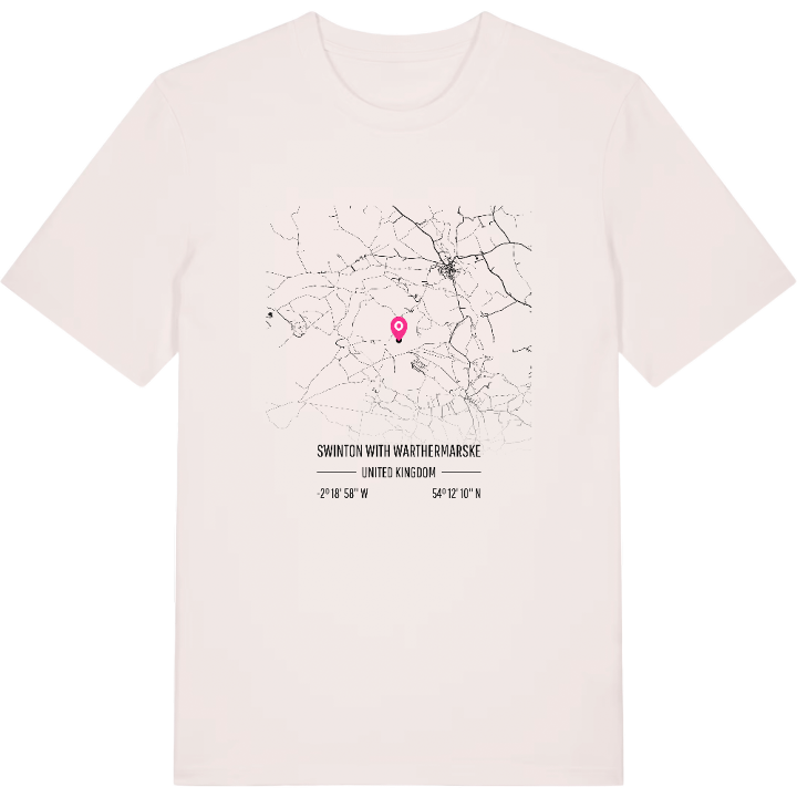 Swinton with Warthermarske karta t-shirt – t-shirt från PinShirt