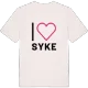 Jag älskar Syke t-shirt stort tryck