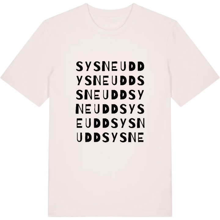 Sysneudd ordlek t-shirt – t-shirt från PinShirt