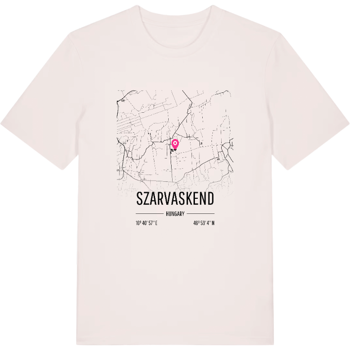 Szarvaskend karta t-shirt – t-shirt från PinShirt