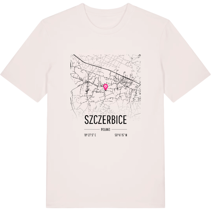 Szczerbice karta t-shirt – t-shirt från PinShirt
