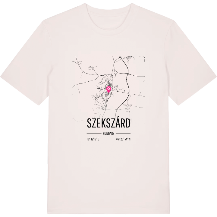 Szekszárd karta t-shirt – t-shirt från PinShirt