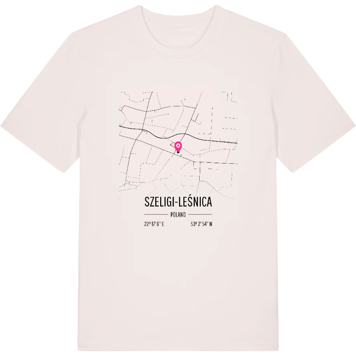Szeligi-Leśnica karta t-shirt – t-shirt från PinShirt