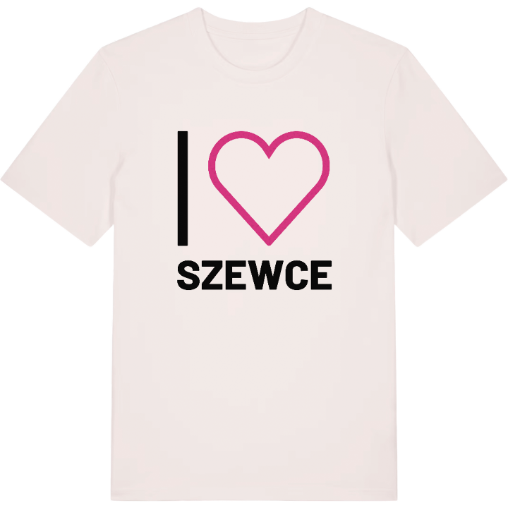 Jag älskar Szewce t-shirt stort tryck – t-shirt från PinShirt