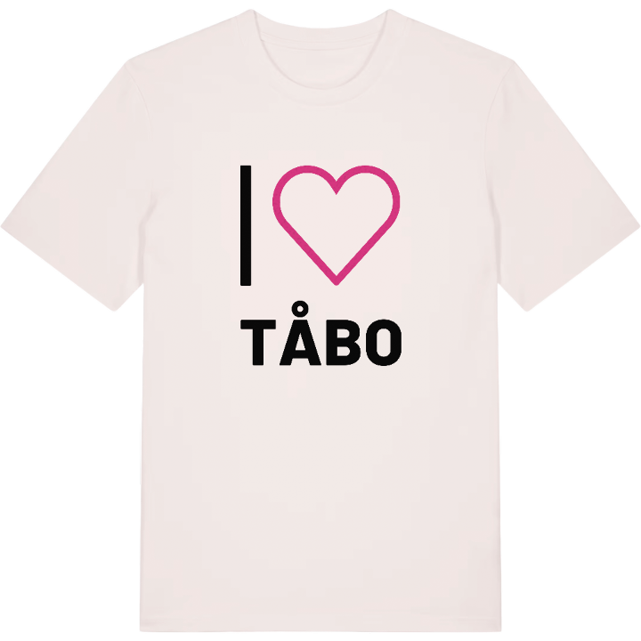 Jag älskar Tåbo t-shirt stort tryck – t-shirt från PinShirt
