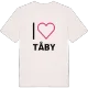 Jag älskar Tåby t-shirt stort tryck