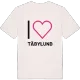 Jag älskar Täbylund t-shirt stort tryck