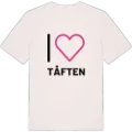 Jag älskar Tåften t-shirt stort tryck
