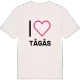 Jag älskar Tågås t-shirt stort tryck