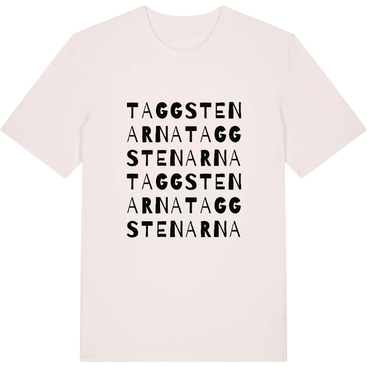 Taggstenarna ordlek t-shirt – t-shirt från PinShirt