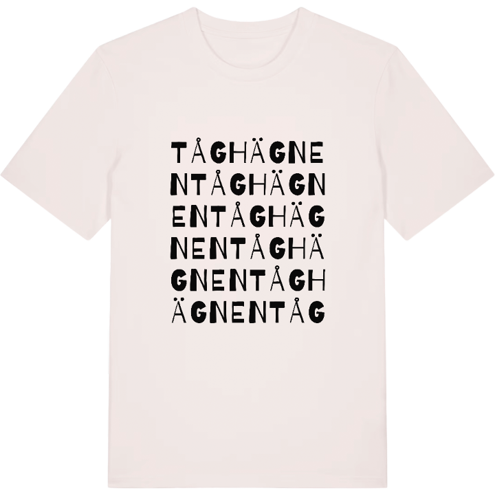 Tåghägnen ordlek t-shirt – t-shirt från PinShirt