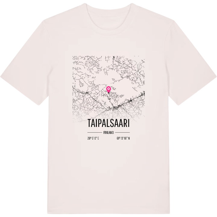 Taipalsaari karta t-shirt – t-shirt från PinShirt