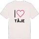 Jag älskar Tåje t-shirt stort tryck