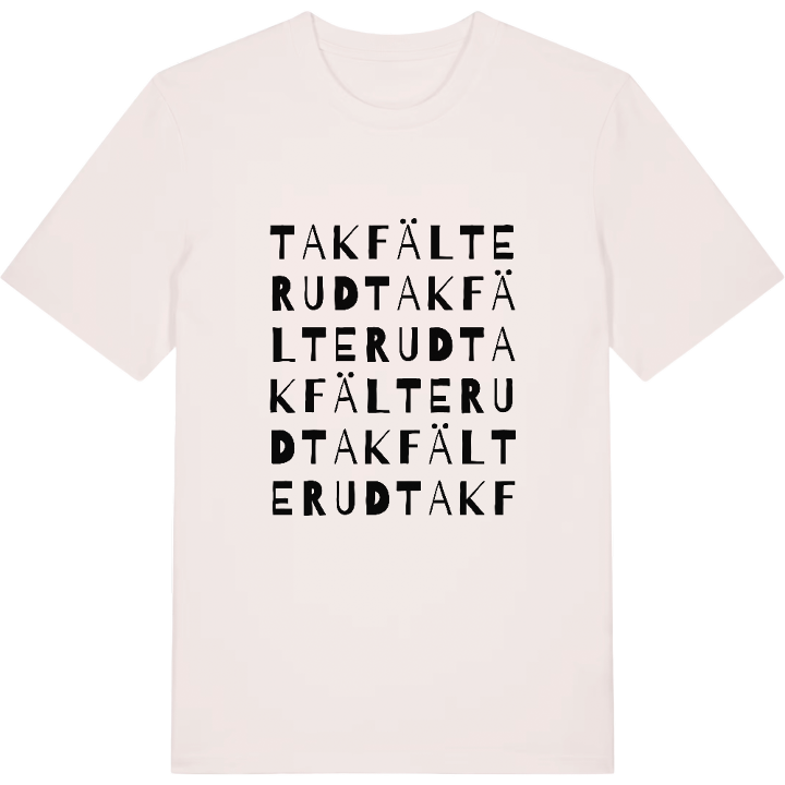 Takfälterud ordlek t-shirt – t-shirt från PinShirt