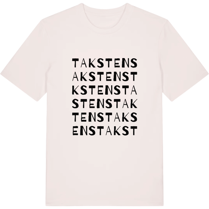 Takstens ordlek t-shirt – t-shirt från PinShirt