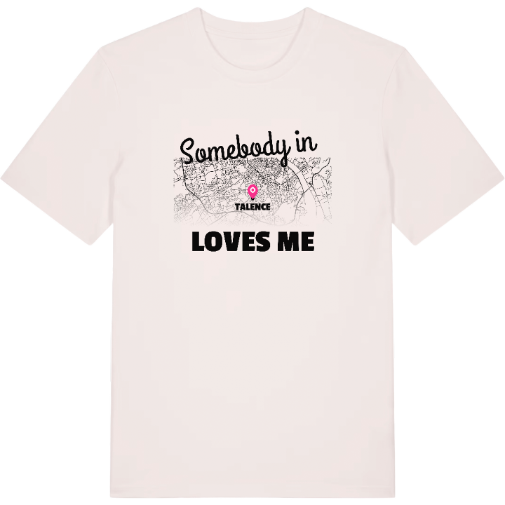 Någon i Talence älskar mig t-shirt – t-shirt från PinShirt