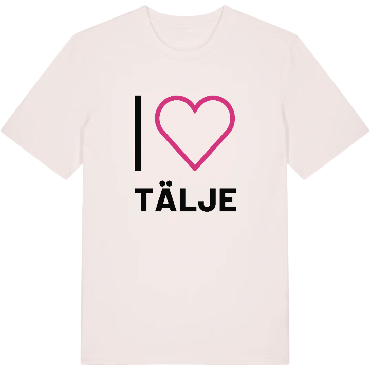Jag älskar Tälje t-shirt stort tryck – t-shirt från PinShirt