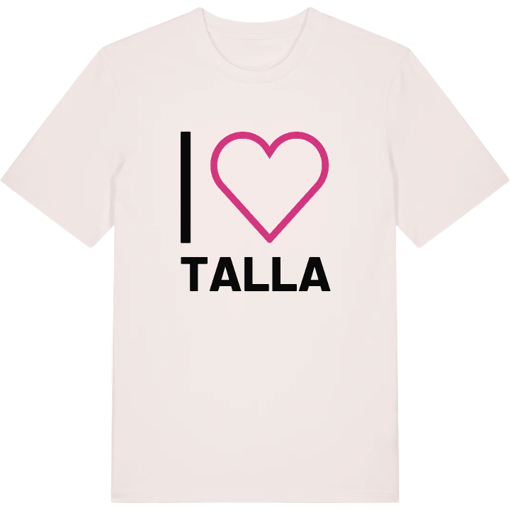 Jag älskar Talla t-shirt stort tryck – t-shirt från PinShirt