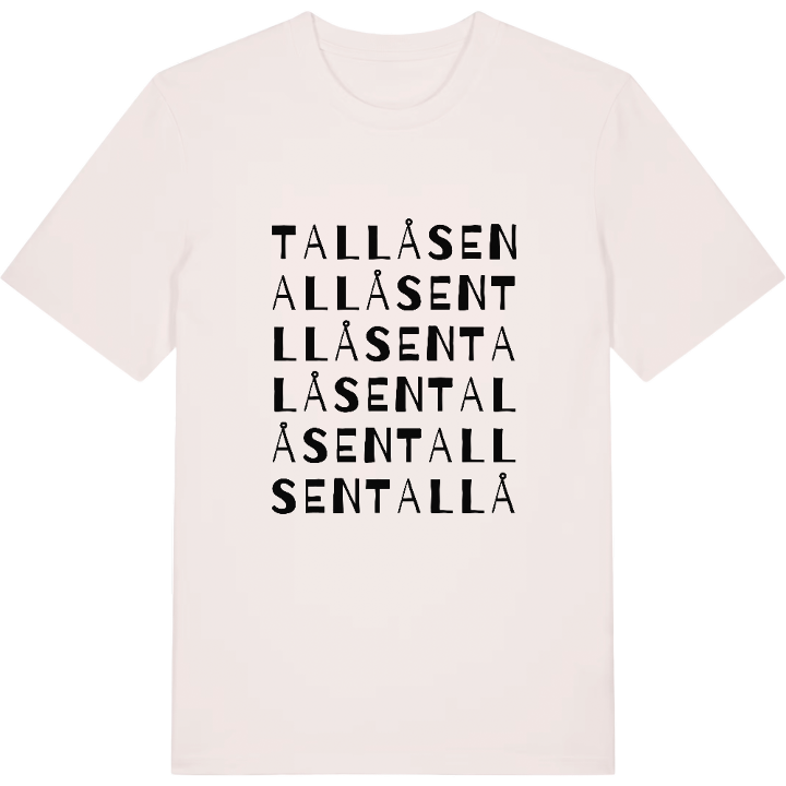 Tallåsen ordlek t-shirt – t-shirt från PinShirt