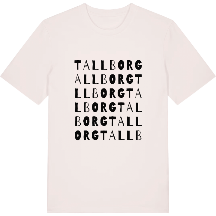 Tallborg ordlek t-shirt – t-shirt från PinShirt