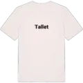 Tallet fetstil t-shirt