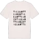 Tallkottburen ordlek t-shirt